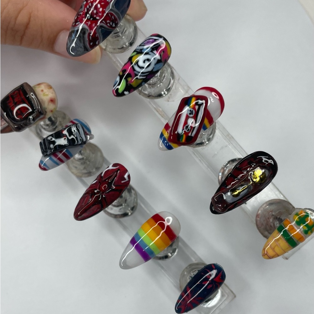 Custom Stranger Things Press On Set - image 3